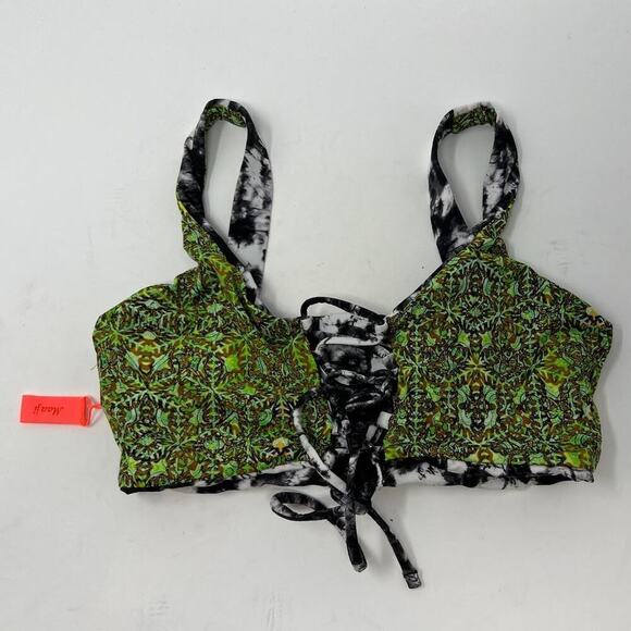 Maaji Reversible Tie Printed Bikini Top Size Small - Picture 3 of 5